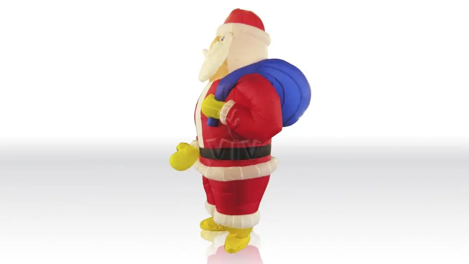 Christmas Father Costume (with blower) commercial attraction accessory