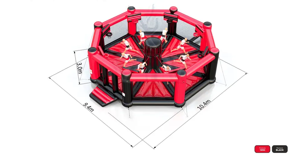 Equalizeur Basketball for 8 people commercial inflatable action game