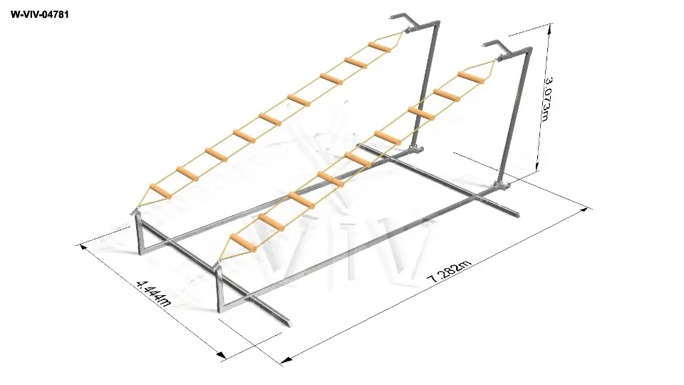 Ladders Standard 7.3 x 7.0 x 3.1 m commercial inflatable action game