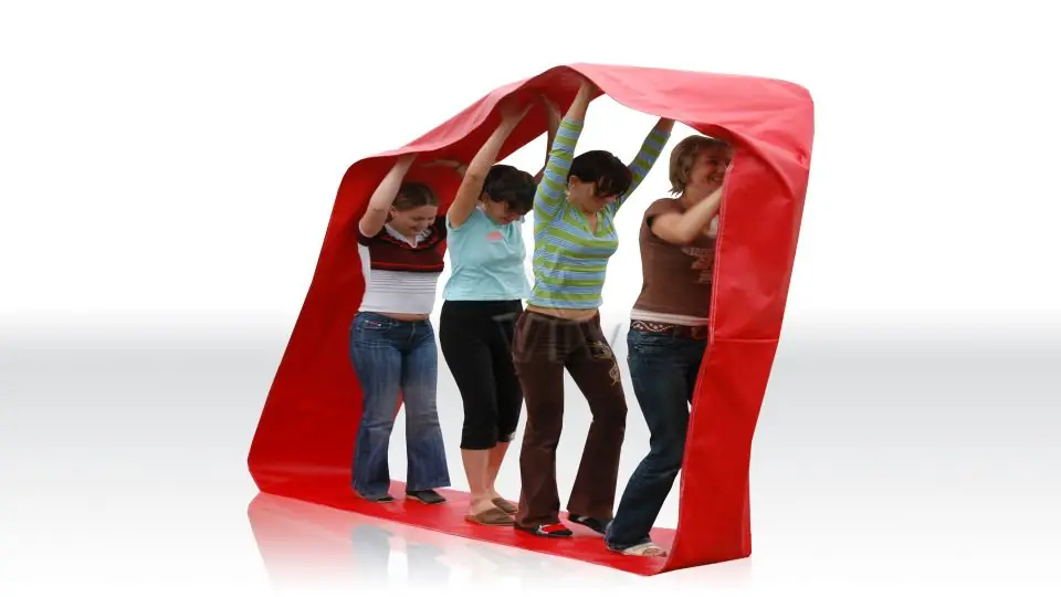 Running tape 10 m (2 pcs) commercial inflatable action game