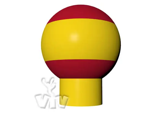 Balloon with narrow base 3 m commercial promotional inflatable balloon