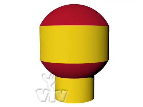 Balloon with narrow base for digital overprint 3 m commercial promotional inflatable balloon