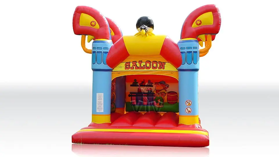 Saloon 4 x 3 with roof commercial inflatable bounce