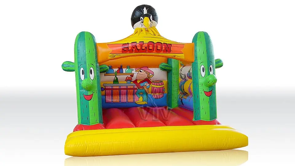Saloon Cactus 4 x 3 without roof commercial inflatable bounce
