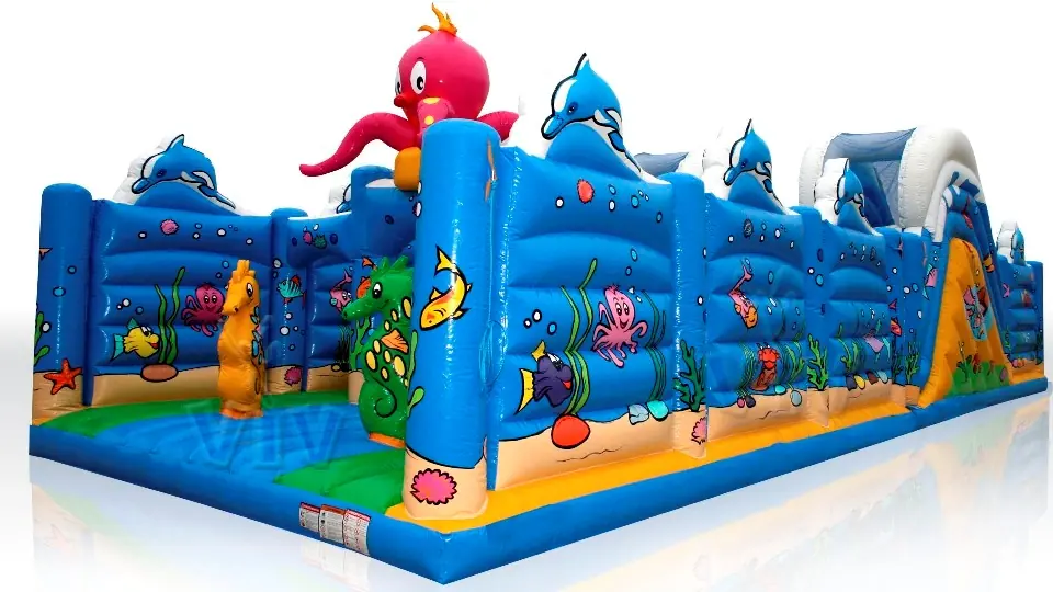 Obstacle Course Underwater World - Collection Unterwater World commercial inflatable obstacle course