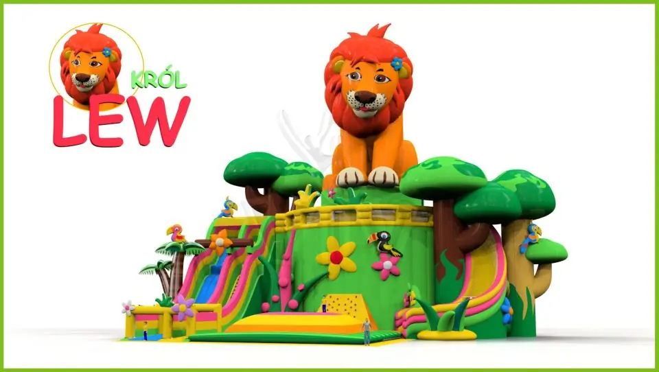 Playground Lion GIGANT commercial inflatable playground