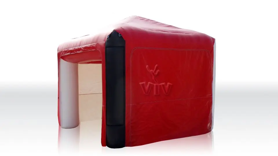 Square tent 8 x 8 m commercial promotional inflatable tent