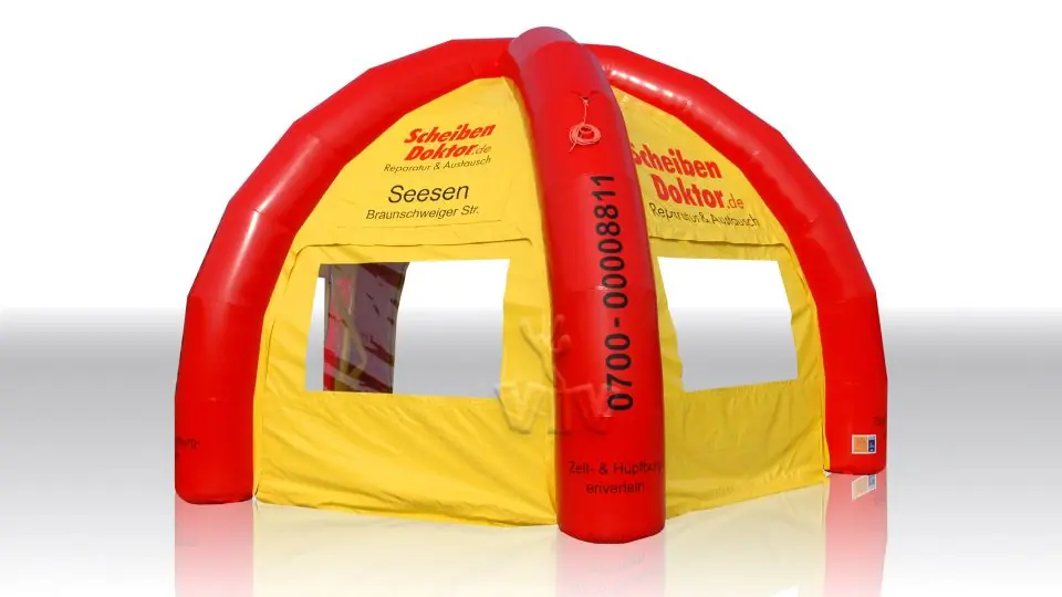 Tent Spider - External diameter 6 m commercial promotional inflatable tent