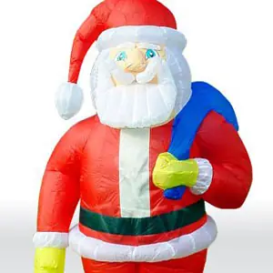 Christmas Father Costume (with blower) commercial attraction accessory