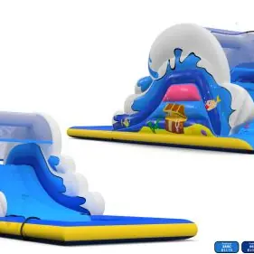 Sliede Water 13.9 x 3.5 x 5 m commercial custom inflatable